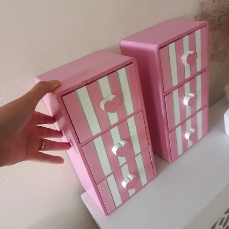 فایل صورتی چوبی جفتی