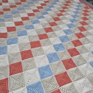روتختی پتو قلاب بافی