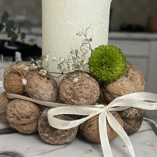 شمعدان گردویی