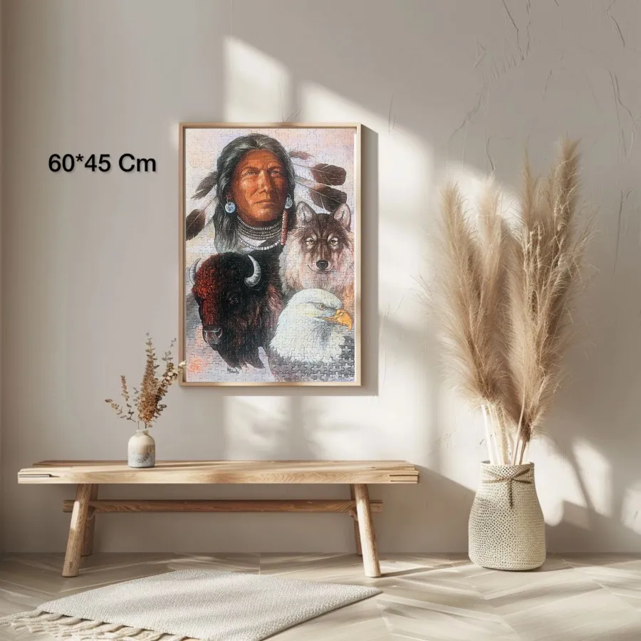 تابلو سرخپوست