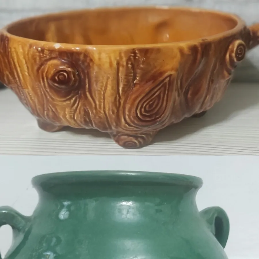 سوپخوری سرامیکی طرح چوب