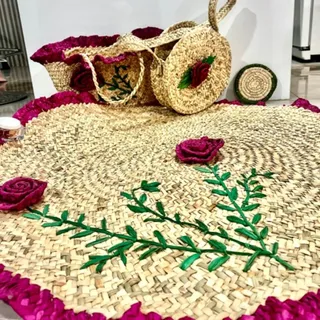 سبد و زیر انداز حصیری