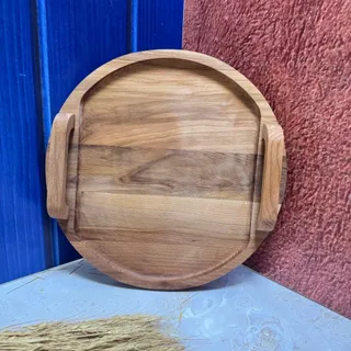 سینی چوبی گرد