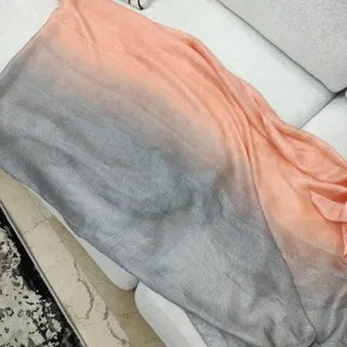شال حریر دو رنگ