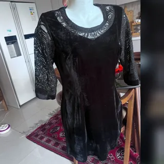 پیراهن مخمل مجلسی