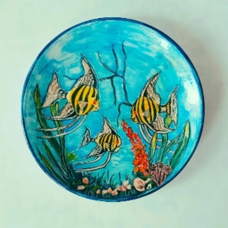 بشقاب سرامیکی دستساز