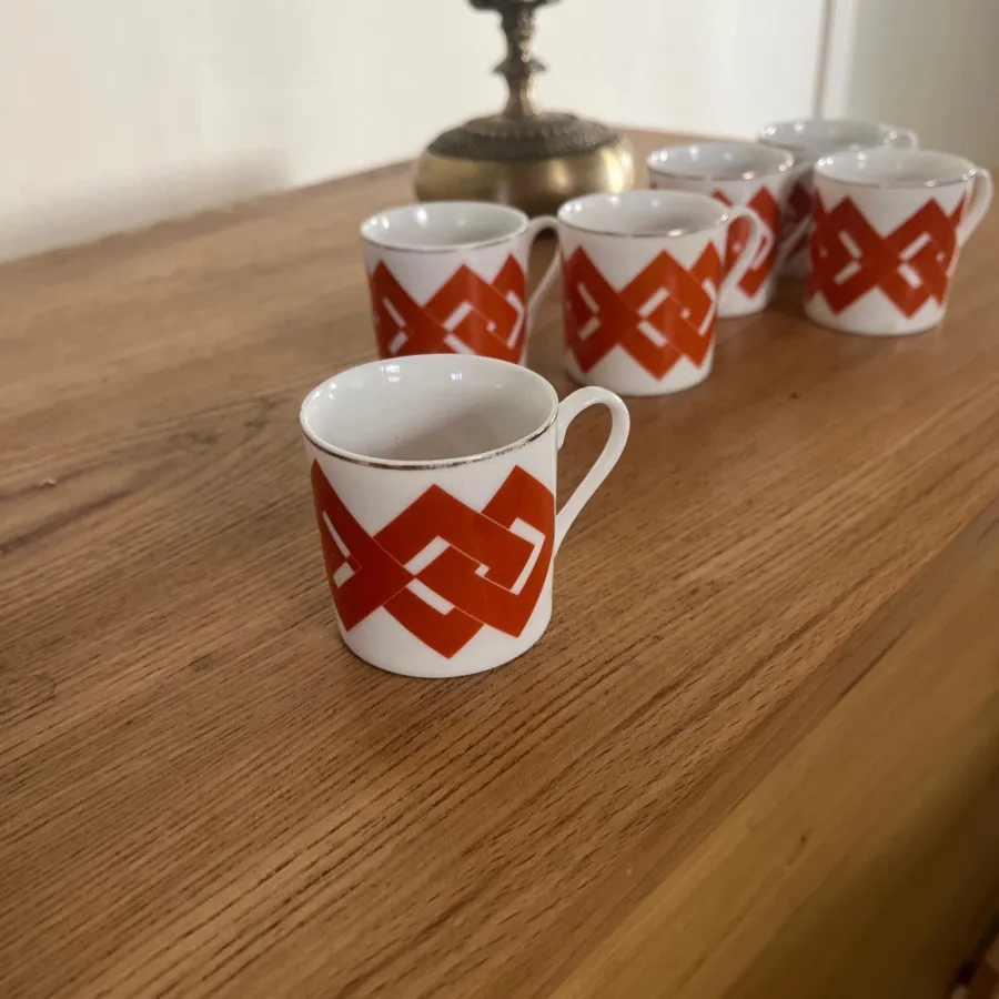 ست شش نفره قهوه خوری