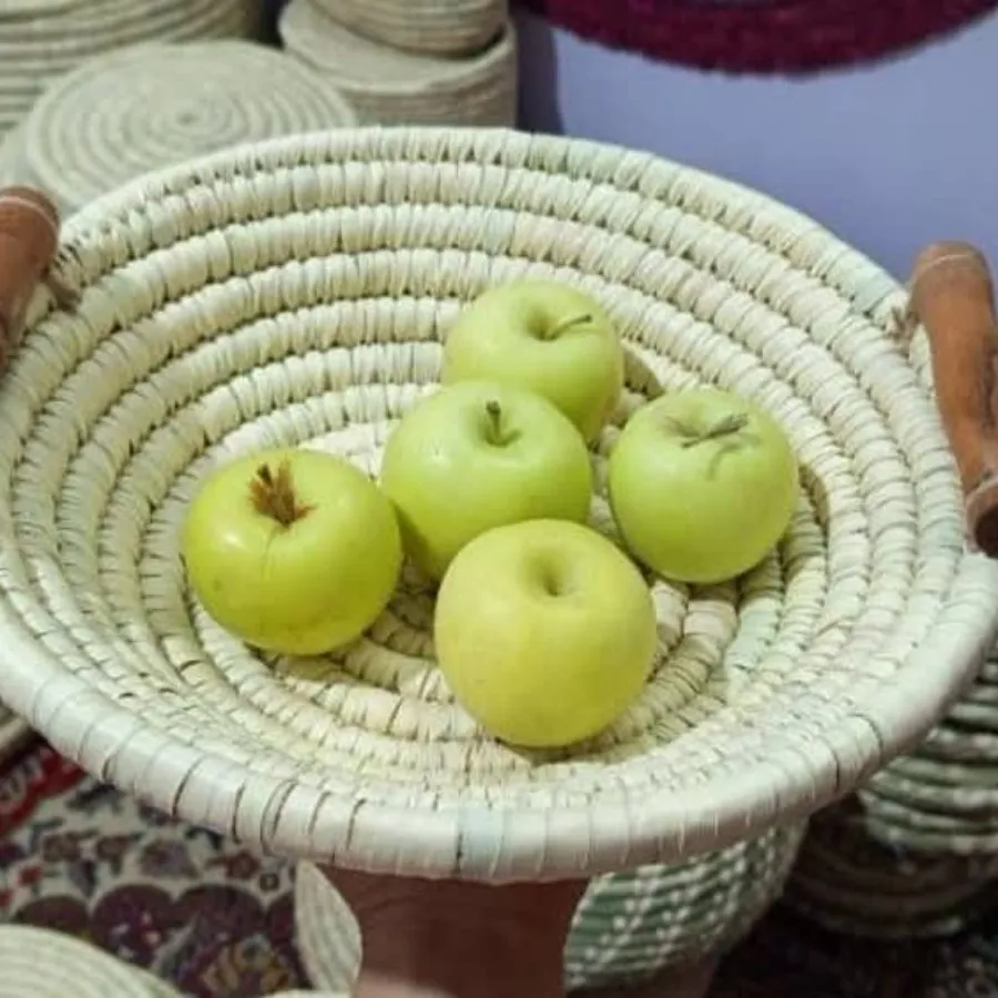 سینی حصیری بافت دست