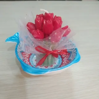 دسته گل شمعی
