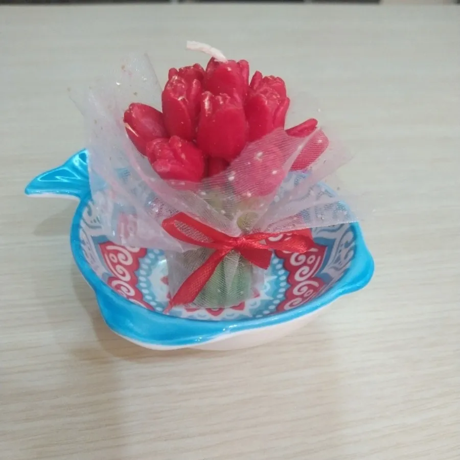 دسته گل شمعی