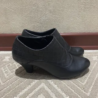 کفش چرم مشکی