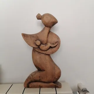 مجسمه وارداتی چوبی مادر