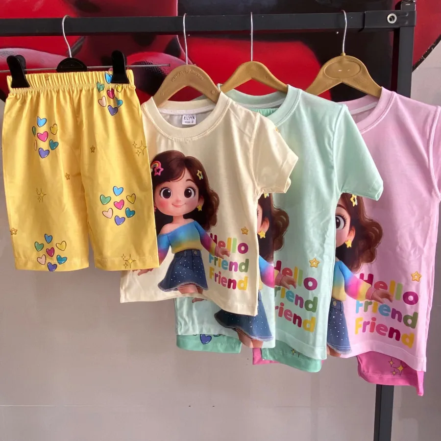 تیشرت شلوارک دخترونه