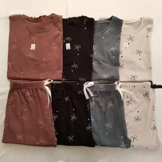 ست تیشرت و شلوار پاپیونی