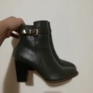نیم بوت چرم ترک