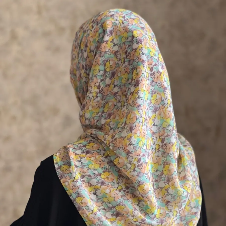 روسری های حریر طرح دار