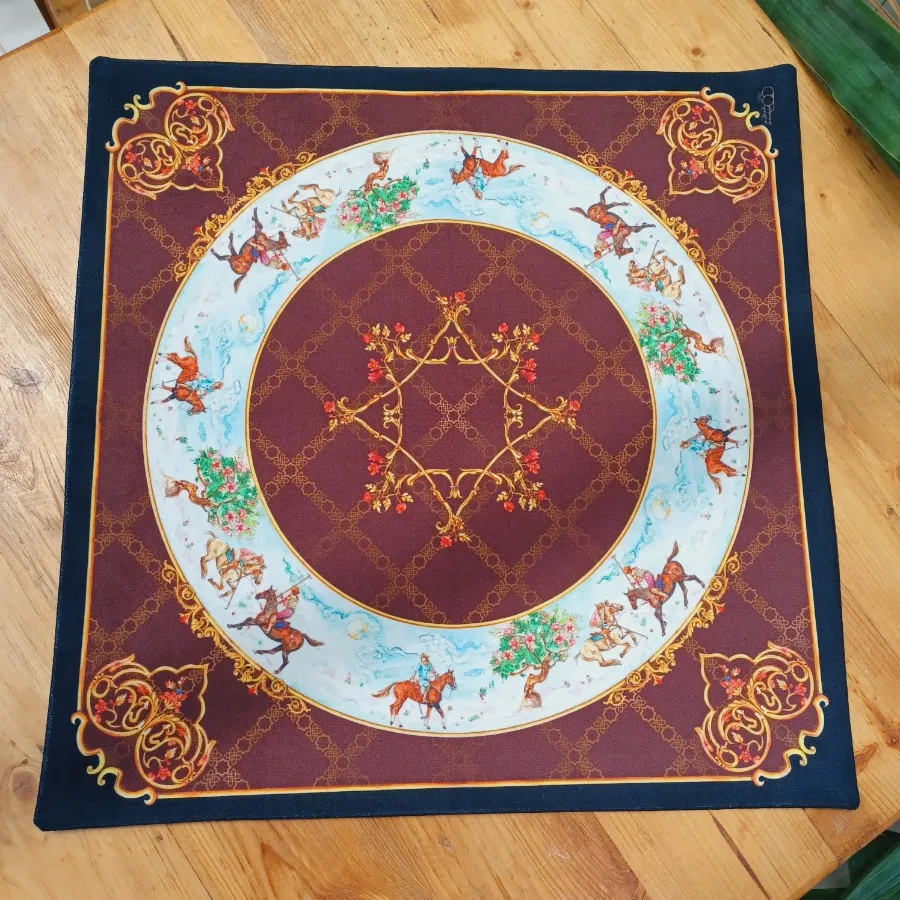 رومیزی طرح چوگان
