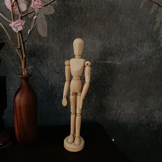 آدمک طراحی چوبی