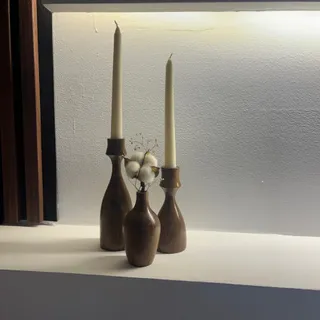 ست جاشمعی و گلدان