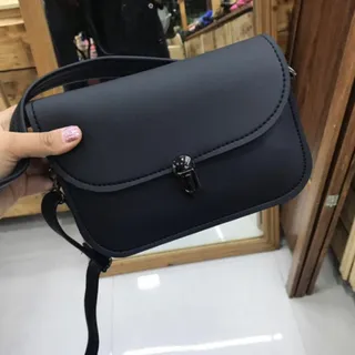 کیف چرم مشکی