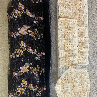 تیکه پارچه سوزن دوزی