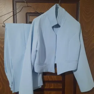 کت کراپ و شلوار ست