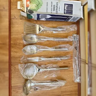 ملاقه و کفگیر استیل