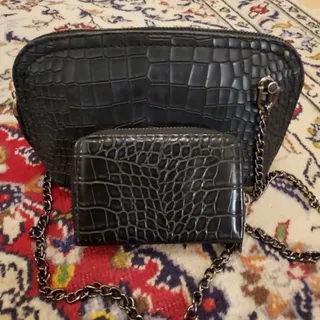 کیف زنجیری پوست ماری