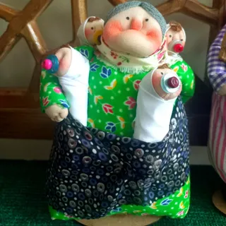 مجسمه دکوری پارچه ای
