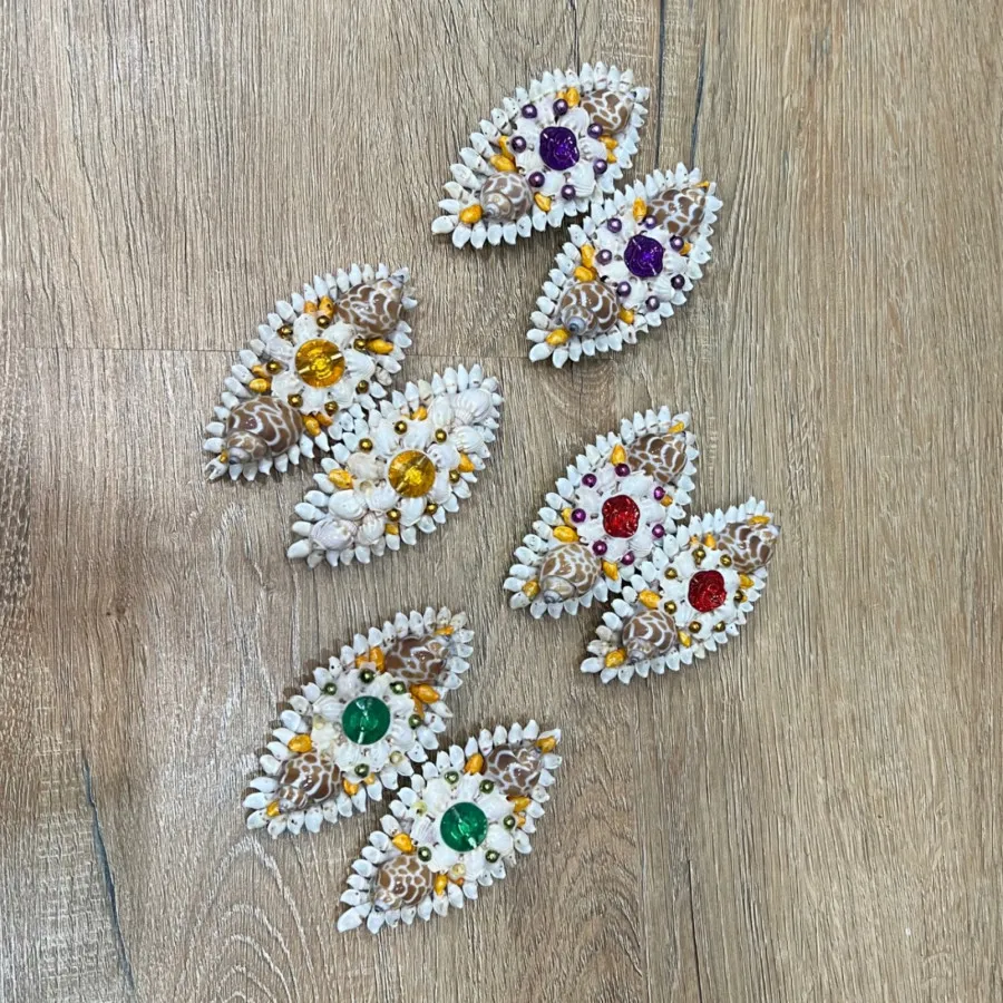 گیره مو صدفی دستساز