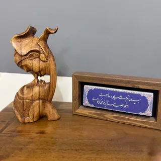 مجسمه چوبی دکوری