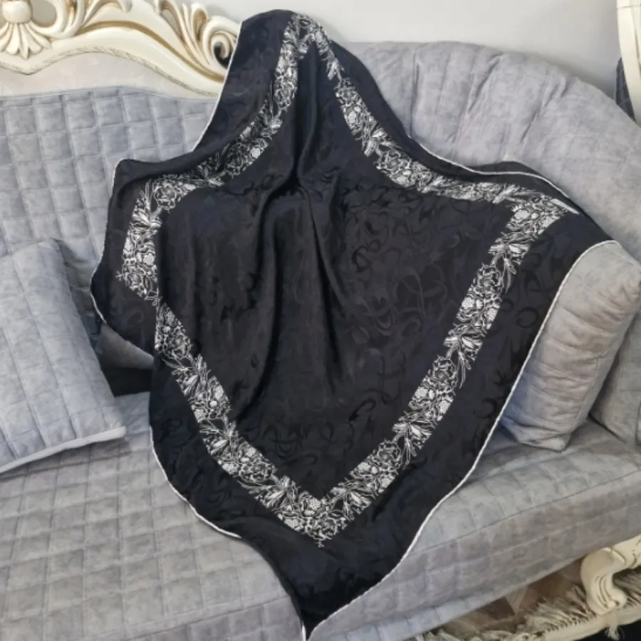روسری مشکی مجلسی
