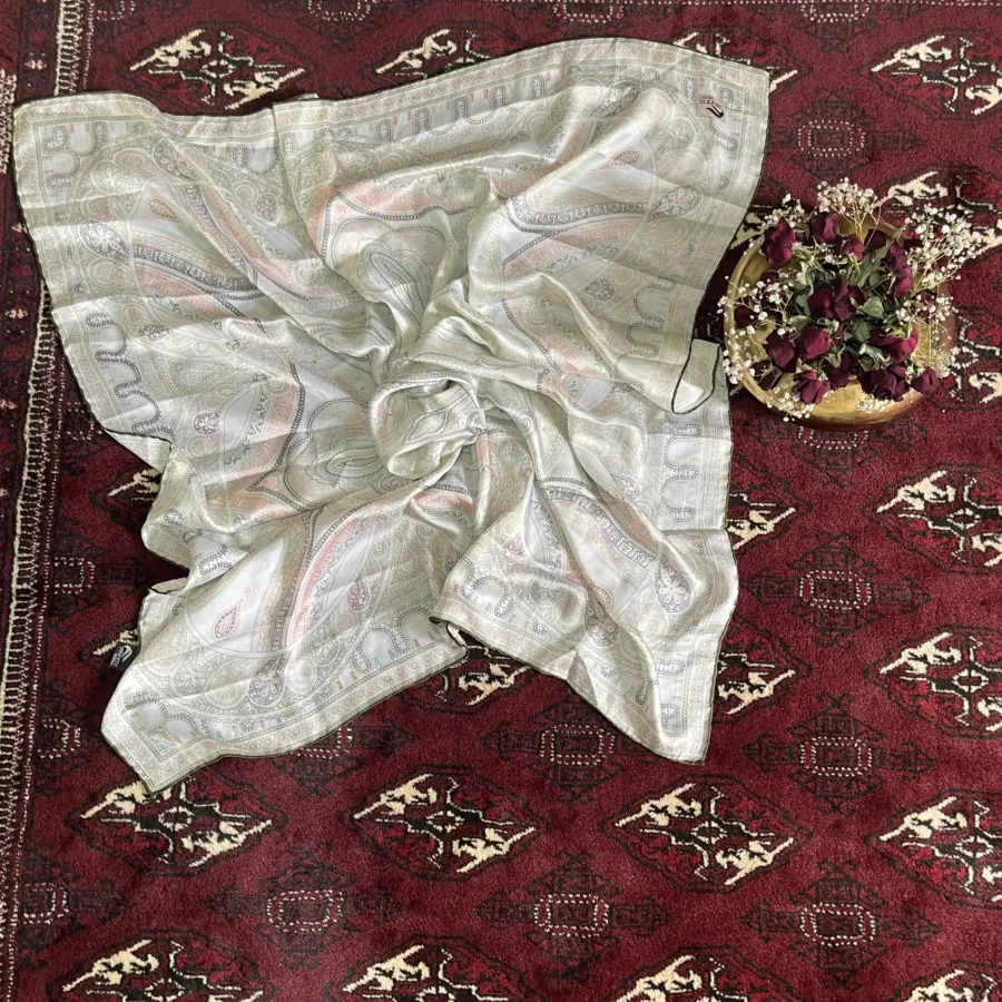 روسری ساتن ابریشم