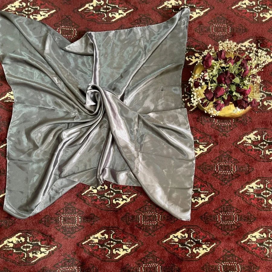 روسری نقرآبی ترک