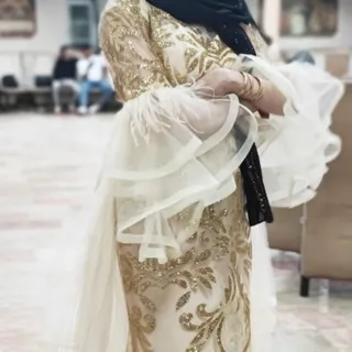لباس مجلسی طلاییی