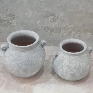 گلدان سفالی پتینه