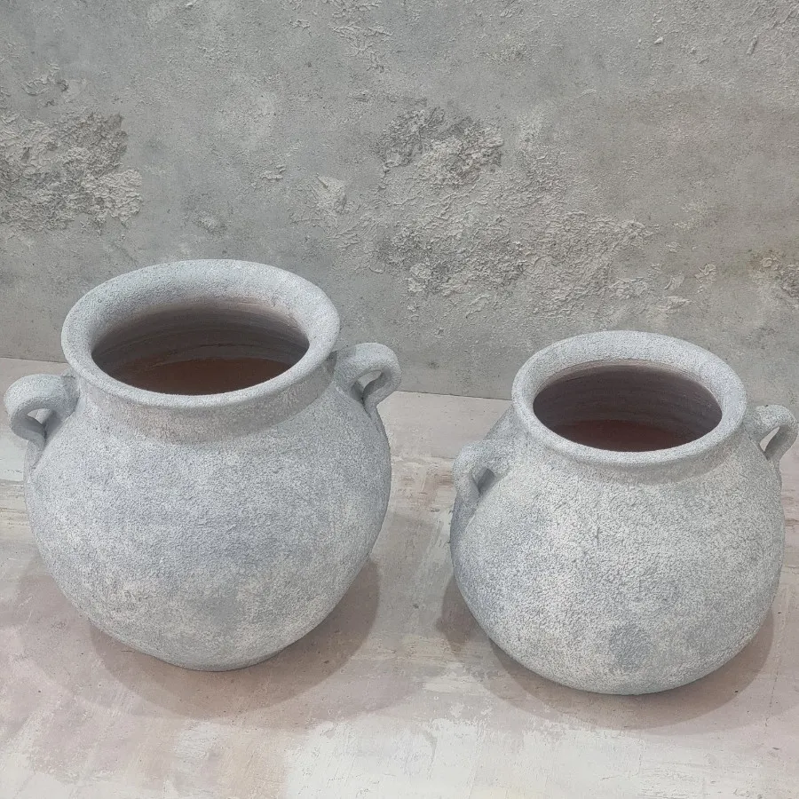 گلدان سفالی پتینه