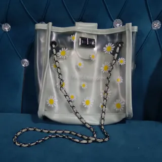 کیف گل بابونه ای