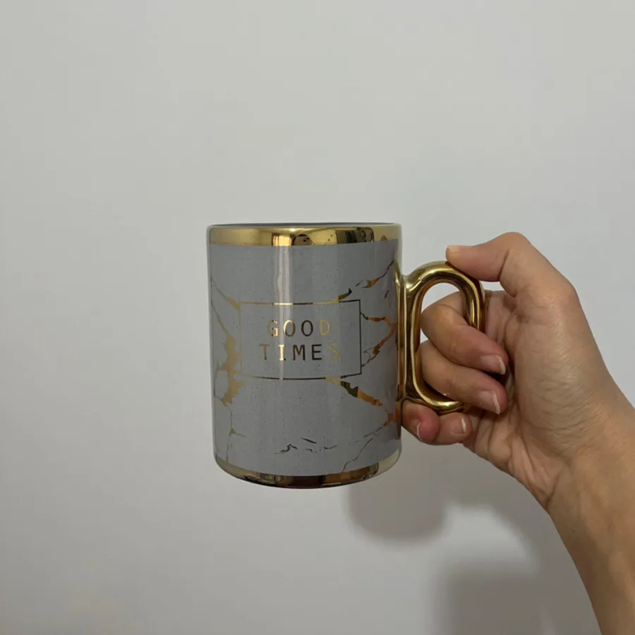 ماگ دسته طلایی