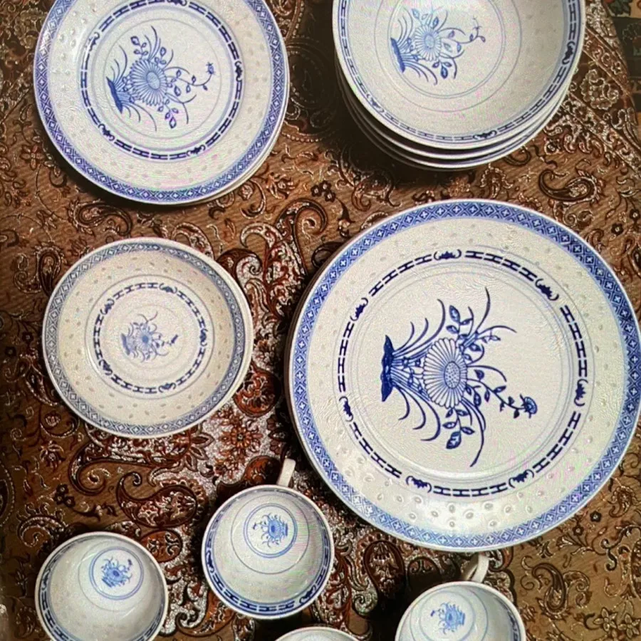 سرویس دانه برنجی قدیمی
