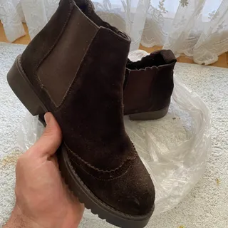 بوت چرم طبیعی (جیر) ترک