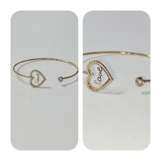 دستبند بنگل طرح love