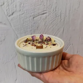 شات شمع با گل طبیعی