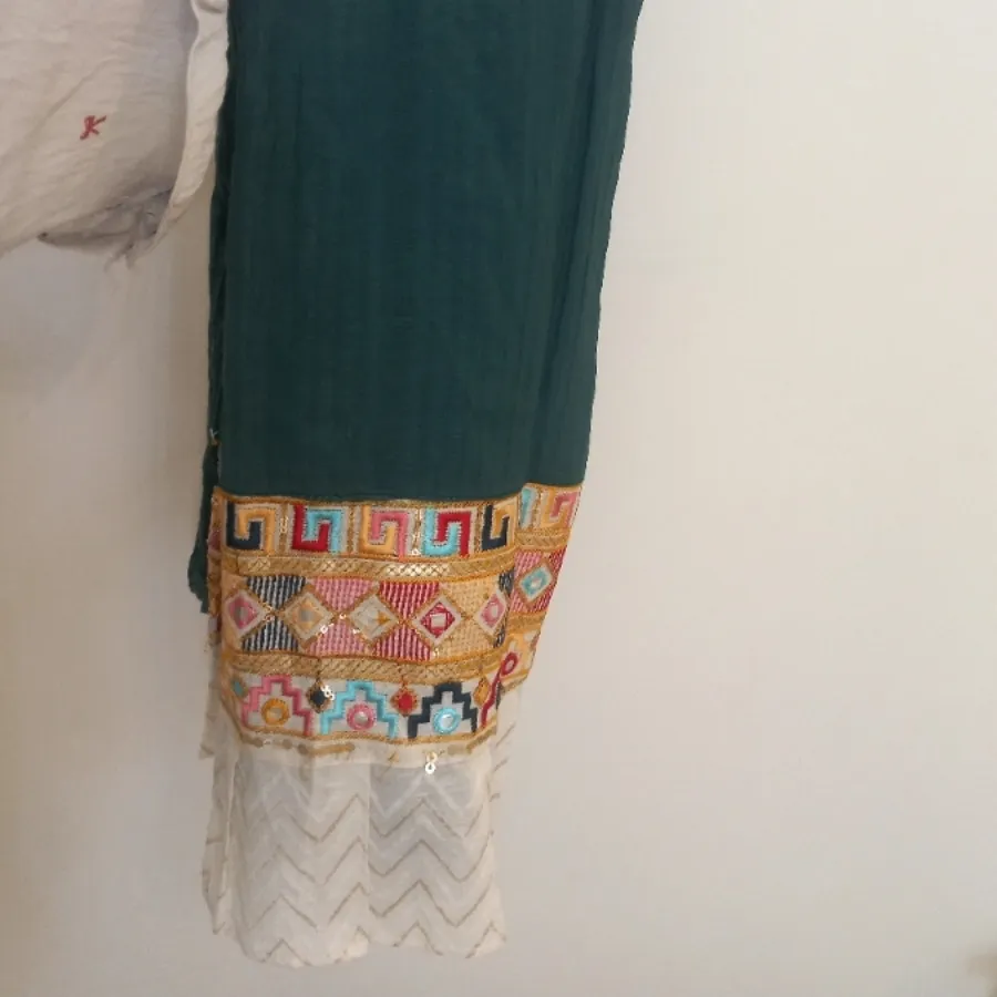 شال نخی سوزندوزی