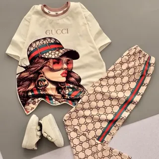 ست کراپ شلوار دخترونه