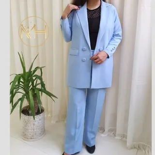 کت و شلوار آبی
