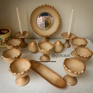 ست هفت سین سفال پتینه