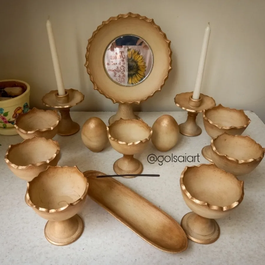 ست هفت سین سفال پتینه