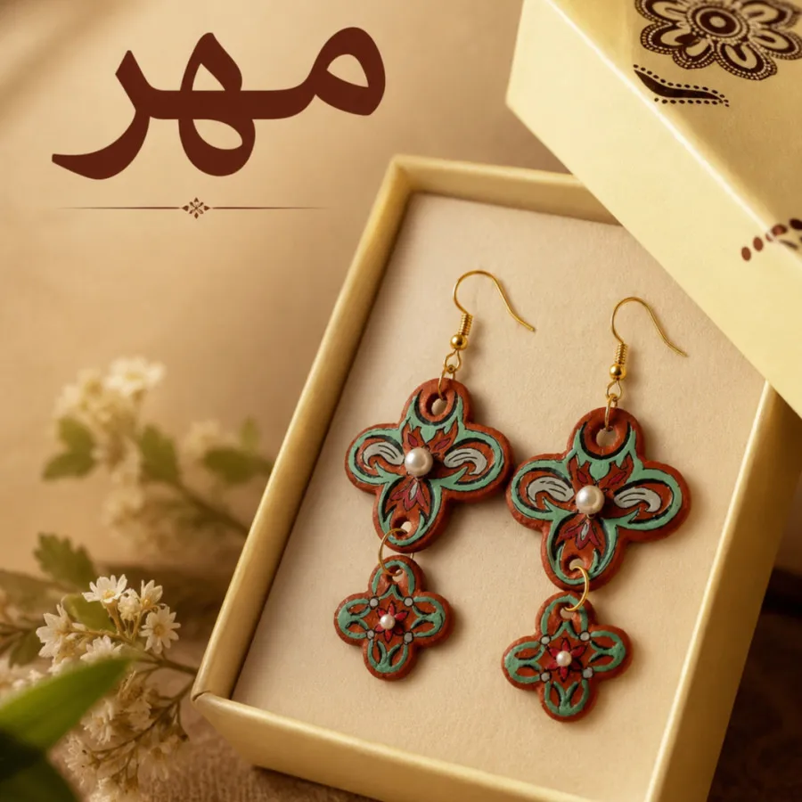 گوشواره دستساز