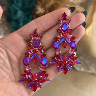 گوشواره کریستالی